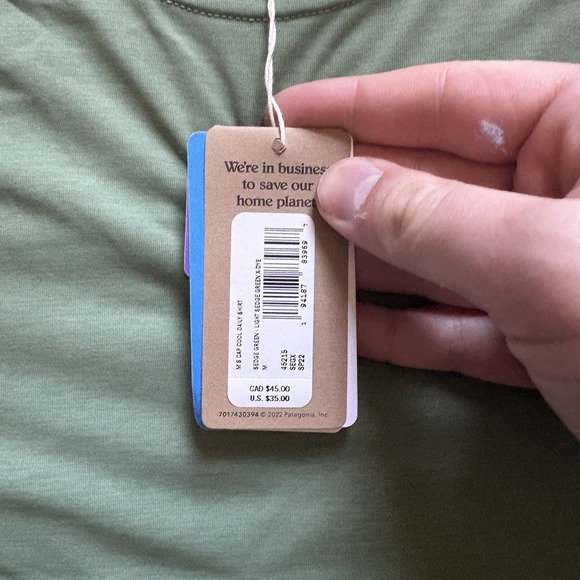 Brand new Patagonia Capilene Daily Shirt Men's Medium Green - Picture 8 of 9